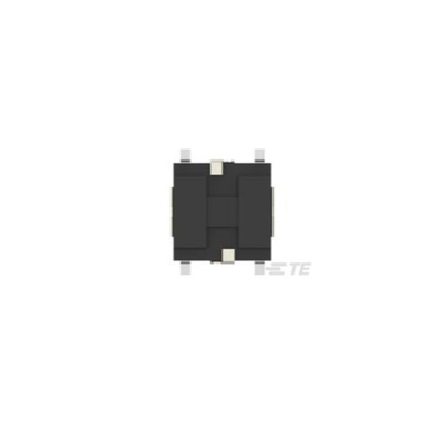 Black Top Tactile Switch, SPST 50 mA Surface Mount