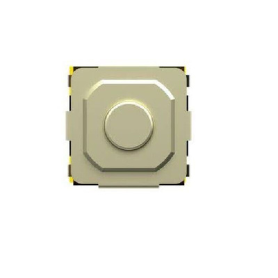 Black Round Button Tactile Switch, SPST 50 mA Surface Mount