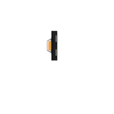 Black Round Button Tactile Switch, SPST 50 mA Surface Mount