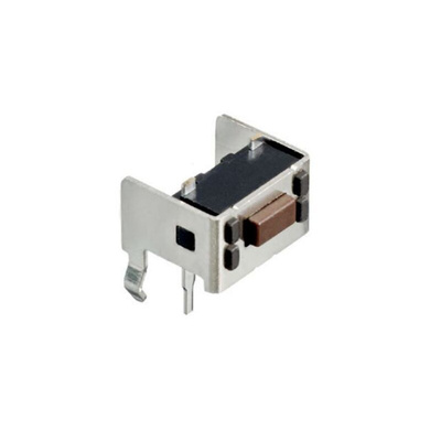 Brown Tact Switch, SPST 50mA 4.3mm Through Hole