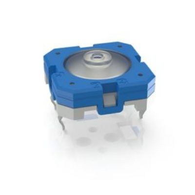 IP54 Blue Momentary Tactile Switch, 1 NO 100mA 12mm Through Hole