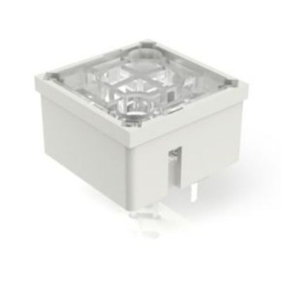 Transparent Momentary Tactile Switch, 1 NO 100mA 15mm PCB