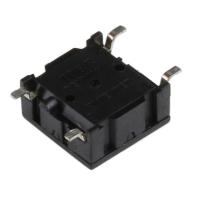 IP67 Button Tactile Switch, SPST 50 mA @ 24 V dc 1.3mm