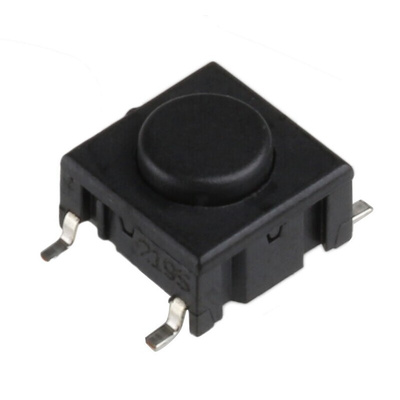 IP67 Button Tactile Switch, SPST 50 mA @ 24 V dc 1.3mm