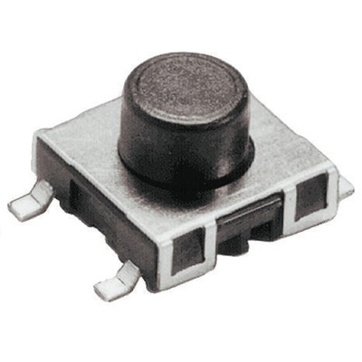 IP67 Tactile Switch, SPST 50 mA @ 42 V dc 1.3mm