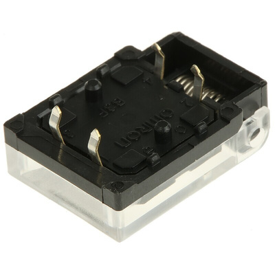 Button Tactile Switch, SPST 50 mA @ 24 V dc Through Hole