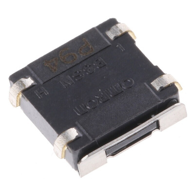 Button Tactile Switch, SPST 50 mA @ 24 V dc Through Hole