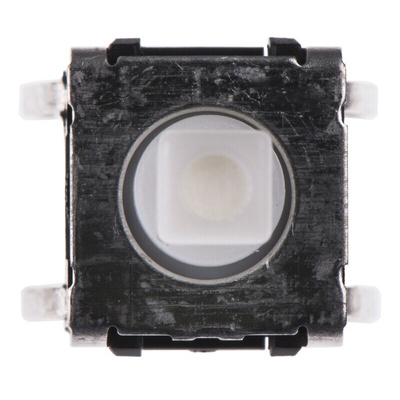Plunger Tactile Switch, SPST 50 mA @ 24 V dc 3.9mm Through Hole