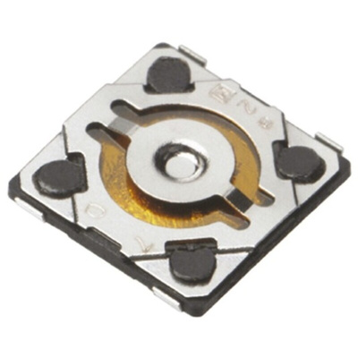 Push Plate Tactile Switch, SPST 20 mA 0.58mm