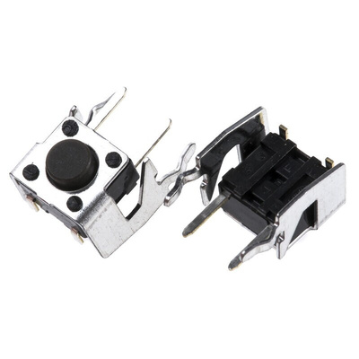 Grey Stem Tactile Switch, SPST 50 mA @ 12 V dc 3.85mm Surface Mount