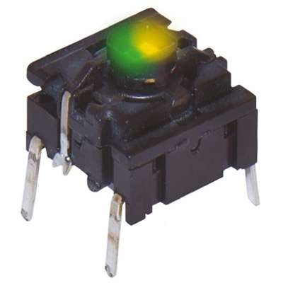 IP67 Cap Tactile Switch, SPST 50 mA @ 24 V dc