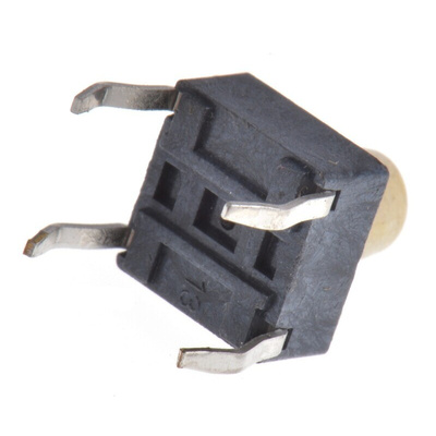 White Tactile Switch, SPST 50 mA @ 12 V dc 3.6mm Through Hole