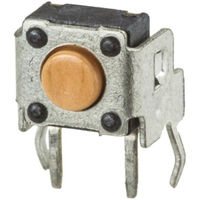 Pink Tactile Switch, SPST 50 mA @ 12 V dc 0.6mm Through Hole