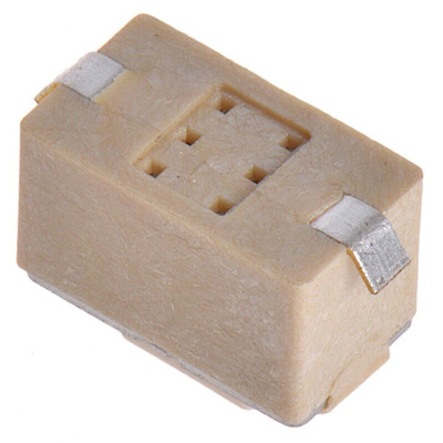 White Tactile Switch, SPST 50 mA @ 12 V dc 1.5mm Surface Mount