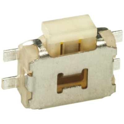 White Tactile Switch, SPST 50 mA @ 12 V dc 2.6mm Surface Mount