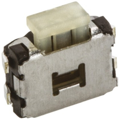 White Tactile Switch, SPST 50 mA @ 12 V dc 2.6mm Surface Mount