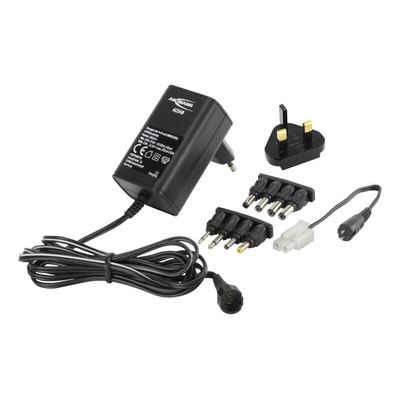 2012-3004 | Ansmann Battery Pack Charger For NiCd, NiMH Battery Pack 4 → 8 Cell with EU, UK plug
