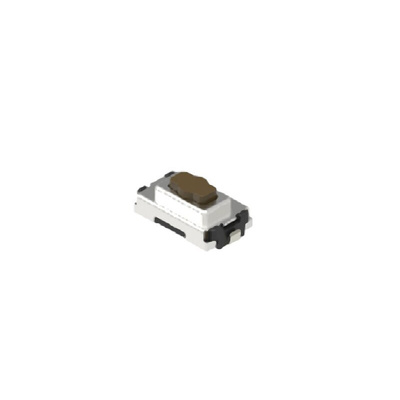 Black Button Tactile Switch, SPST 50 mA Surface Mount