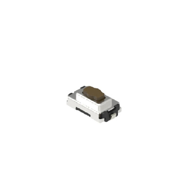 Black Button Tactile Switch, SPST 50 mA Surface Mount