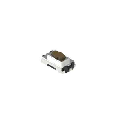 Black Button Tactile Switch, SPST 50 mA Surface Mount