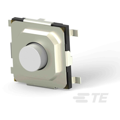 Silver Tactile Switch, SPST 50 @ 12 mA @ V dc 5.2mm Surface Mount
