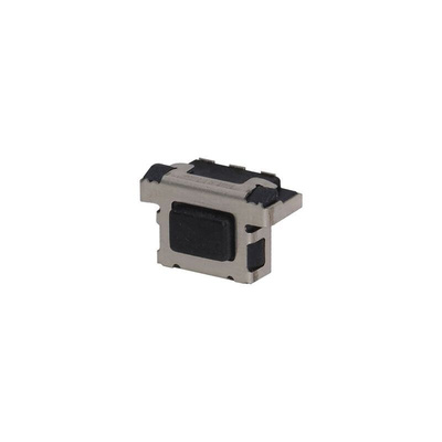 Black Rectangular Tactile Switch, SPST 20 mA 0.95mm Surface Mount