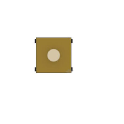 Black Round Button Tactile Switch, SPST 50 mA Surface Mount