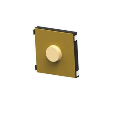 Black Round Button Tactile Switch, SPST 50 mA Surface Mount