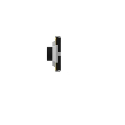 Black Round Button Tactile Switch, SPST 50 mA Surface Mount