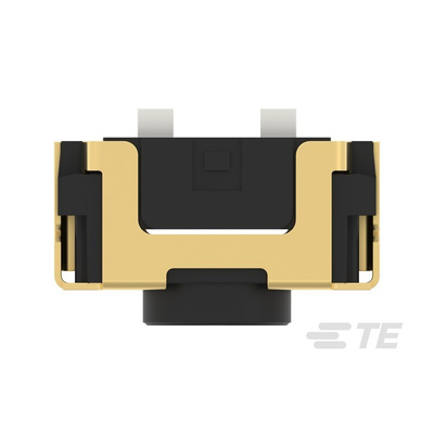 Black Cap Tactile Switch, SPST 50mA 2.1mm Surface Mount