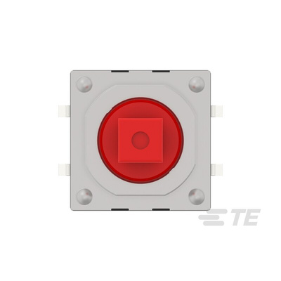 Red Cap Tactile Switch, SPST 50mA 3mm Through Hole