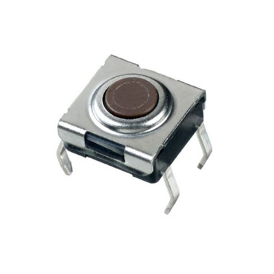 Brown Tact Switch, SPST 50mA 3.1mm Through Hole