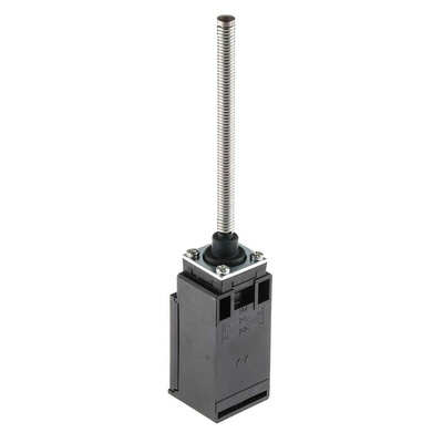 RS PRO Coil Spring Top Plunger, NO/NC, IP65, DPST, Thermoplastic Housing, 400V ac Max, 10A Max