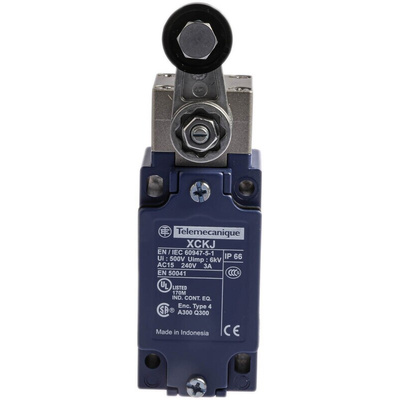 Telemecanique Sensors OsiSense XC Series Lever Limit Switch, NO/NC, IP66, SPDT, Metal Housing, 600V ac Max, 10A Max