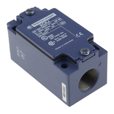 Telemecanique Sensors OsiSense XC Series Lever Limit Switch, NO/NC, IP66, SPDT, Metal Housing, 600V ac Max, 10A Max