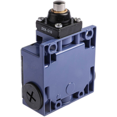 Telemecanique Sensors OsiSense XC Series Plunger Limit Switch, NO/NC, IP66, DP, Zinc Alloy Housing, 240V ac Max, 10A Max