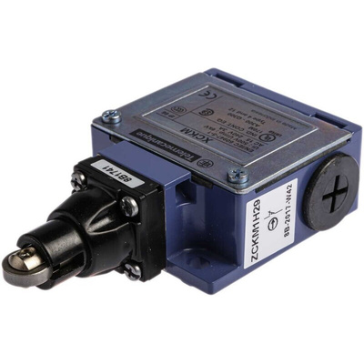 Telemecanique Sensors OsiSense XC Series Roller Plunger Limit Switch, NO/NC, IP66, DP, Zinc Alloy Housing, 240V ac Max,