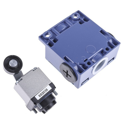 Telemecanique Sensors OsiSense XC Series Lever Limit Switch, NO/NC, IP66, DP, Zinc Alloy Housing, 240V ac Max, 10A Max