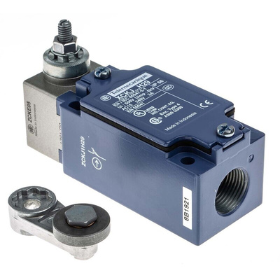 Telemecanique Sensors OsiSense XC Series Lever Limit Switch, NO/NC, IP66, SPDT, Zinc Alloy Housing, 240V ac Max, 10A Max