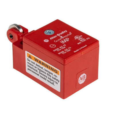 Allen Bradley 440P Series Roller Interlock Switch, NO/NC, IP30, Polybutylene Terephthalate (PBT) Housing