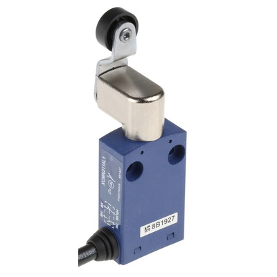 Telemecanique Sensors OsiSense XC Series Roller Lever Limit Switch, NO/NC, IP65, DP, Plastic Housing, 240V ac Max, 6A