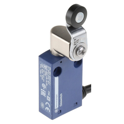 Telemecanique Sensors OsiSense XC Series Roller Lever Limit Switch, NO/NC, IP65, DP, Plastic Housing, 240V ac Max, 6A