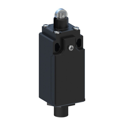 RS PRO Roller Plunger Limit Switch, NO/NC, IP65, DPST, Plastic Housing, 400V ac Max, 10A Max