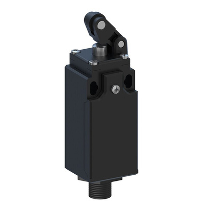 RS PRO Roller Lever Limit Switch, NO/NC, IP65, DPST, Plastic Housing, 400V ac Max, 10A Max