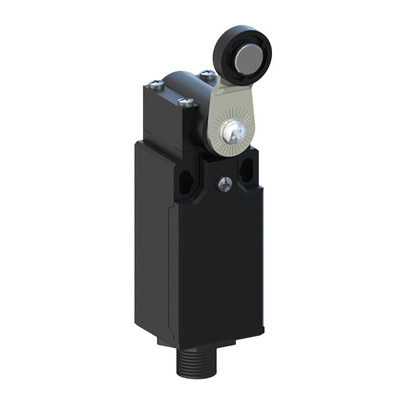 RS PRO Roller Lever Limit Switch, NO/NC, IP65, DPST, Plastic Housing, 400V ac Max, 4A Max
