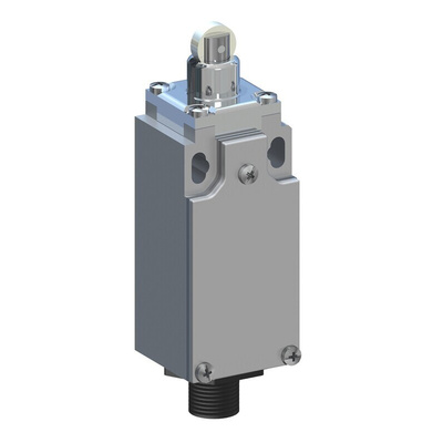 RS PRO Roller Plunger Limit Switch, NO/NC, IP66, DPST, Metal Housing, 400V ac Max, 10A Max