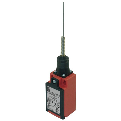 RS PRO Cats Whisker Top Plunger, NO/NC, IP67, Glass Reinforced Plastic (GRP) Housing