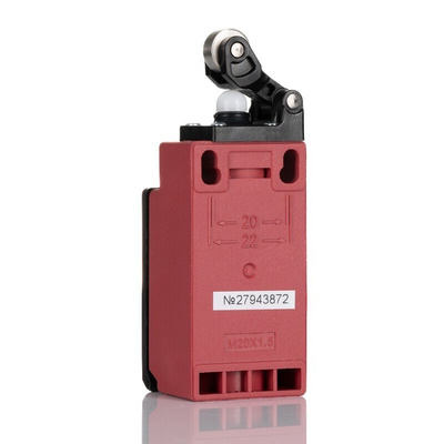 RS PRO Roller Lever Interlock Switch, NO/NC, IP67, Glass Reinforced Plastic (GRP) Housing, 600V ac Max, 10A Max