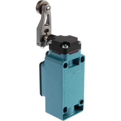 Honeywell GLA Series Roller Lever Limit Switch, 2NO/2NC, IP67, DPDT, Die Cast Zinc Housing, 600V ac Max, 10A Max