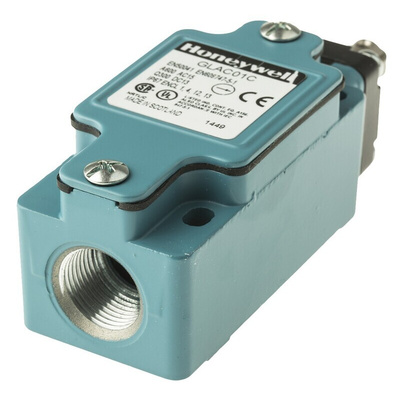 Honeywell GLA Micro Switch Series Roller Plunger Limit Switch, 1NO/1NC, IP67, Zinc Housing